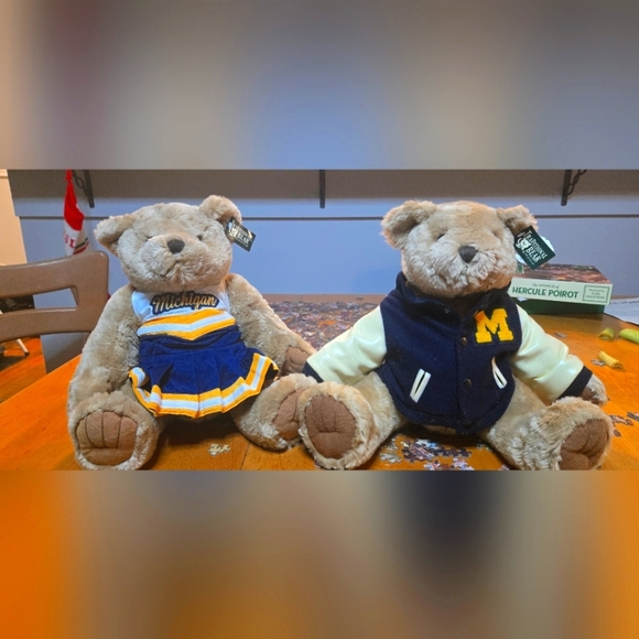 University of Michigan Teddy Bears - Picture 1 of 1